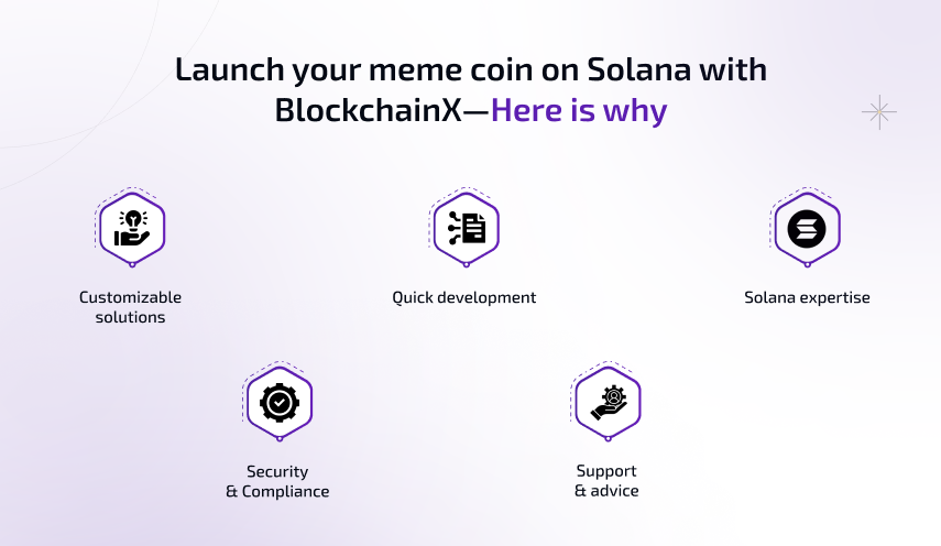 Launch your meme coin on Solana with BlockchainX—Here is why