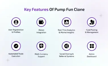 key features of pump fun clone