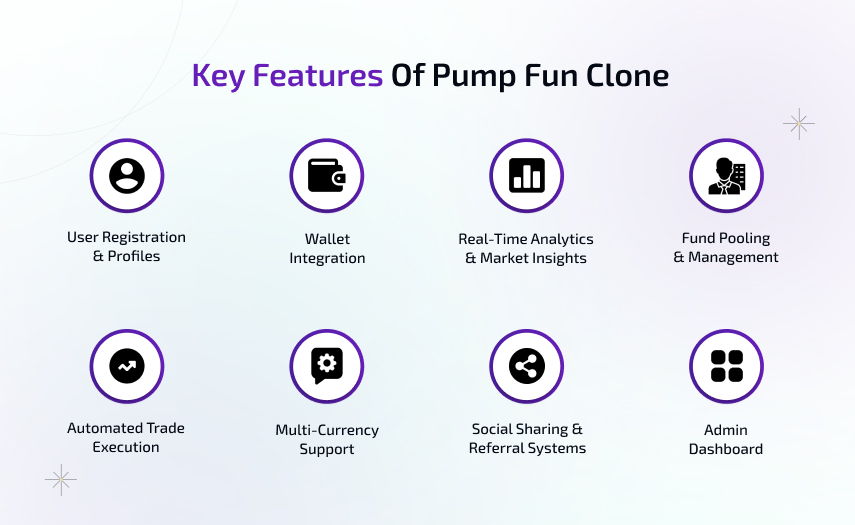 key features of pump fun clone